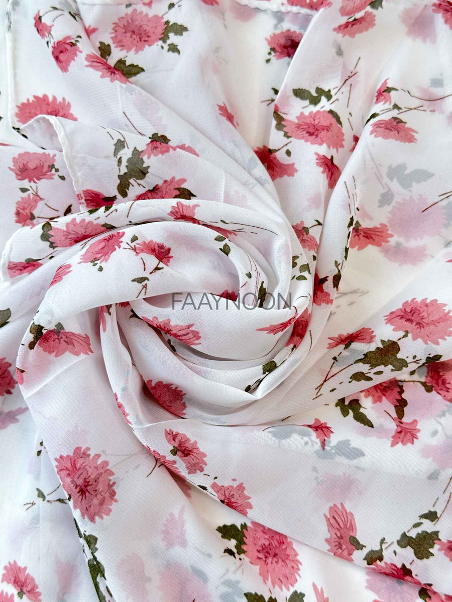 shawl chiffon georgette