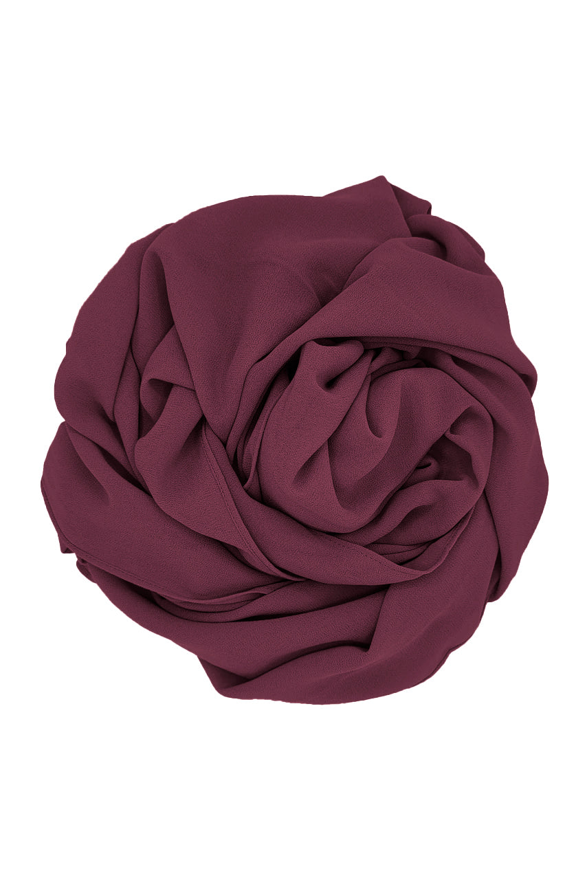 Luxury Chiffon Georgette - Cherry