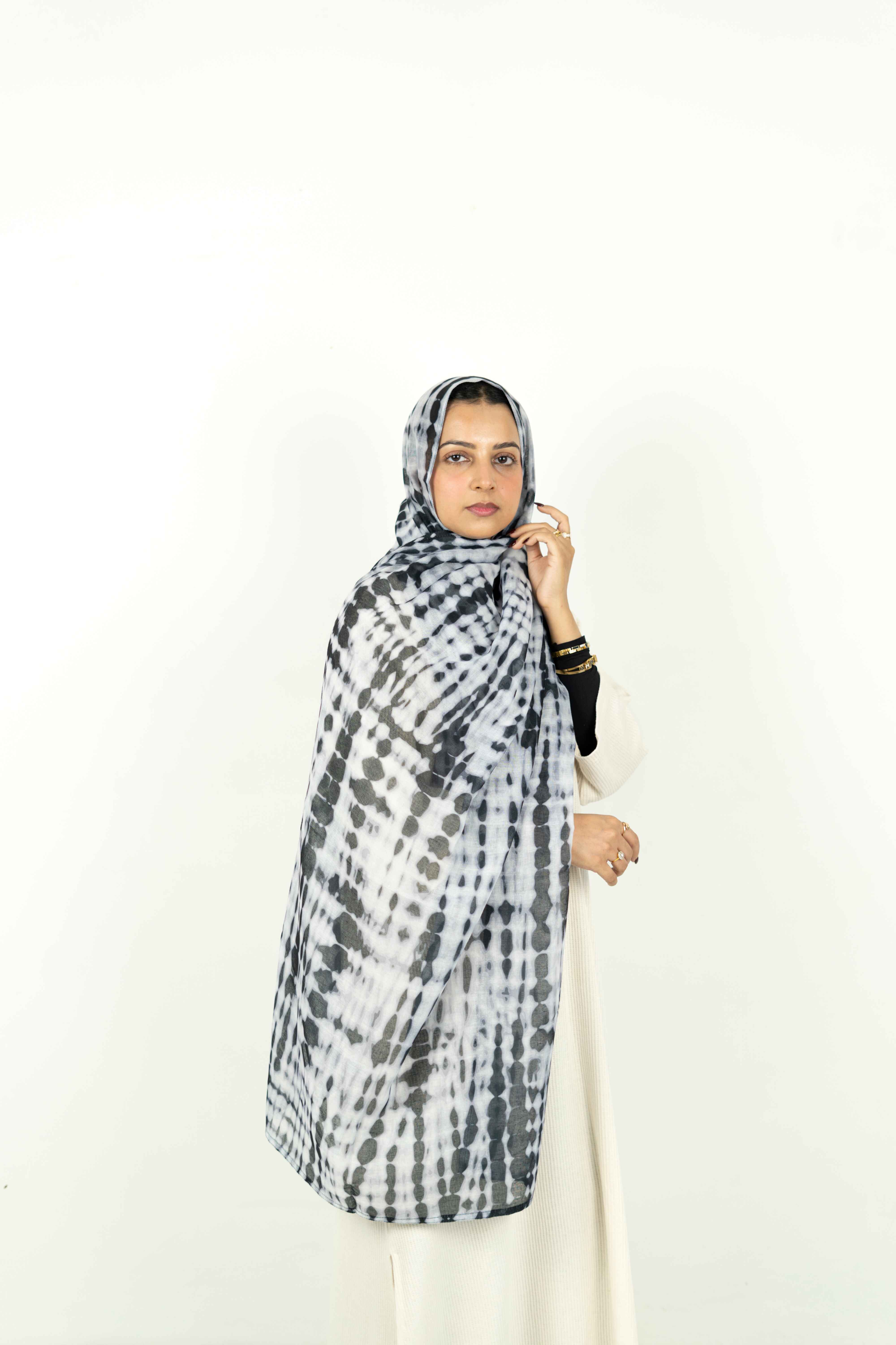 Ripple effect - Printed Modal Hijab