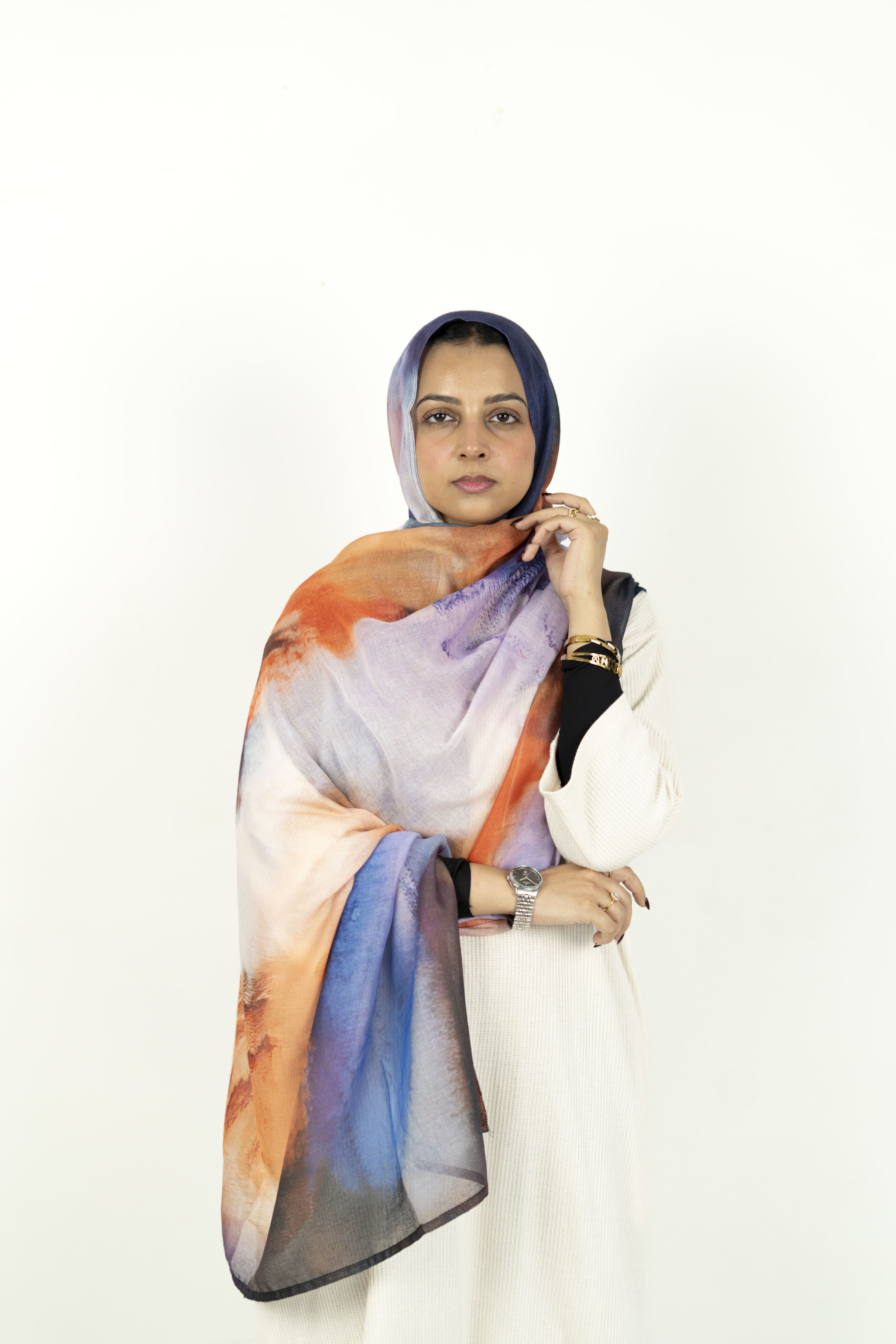Watercolor - Printed Modal Hijab