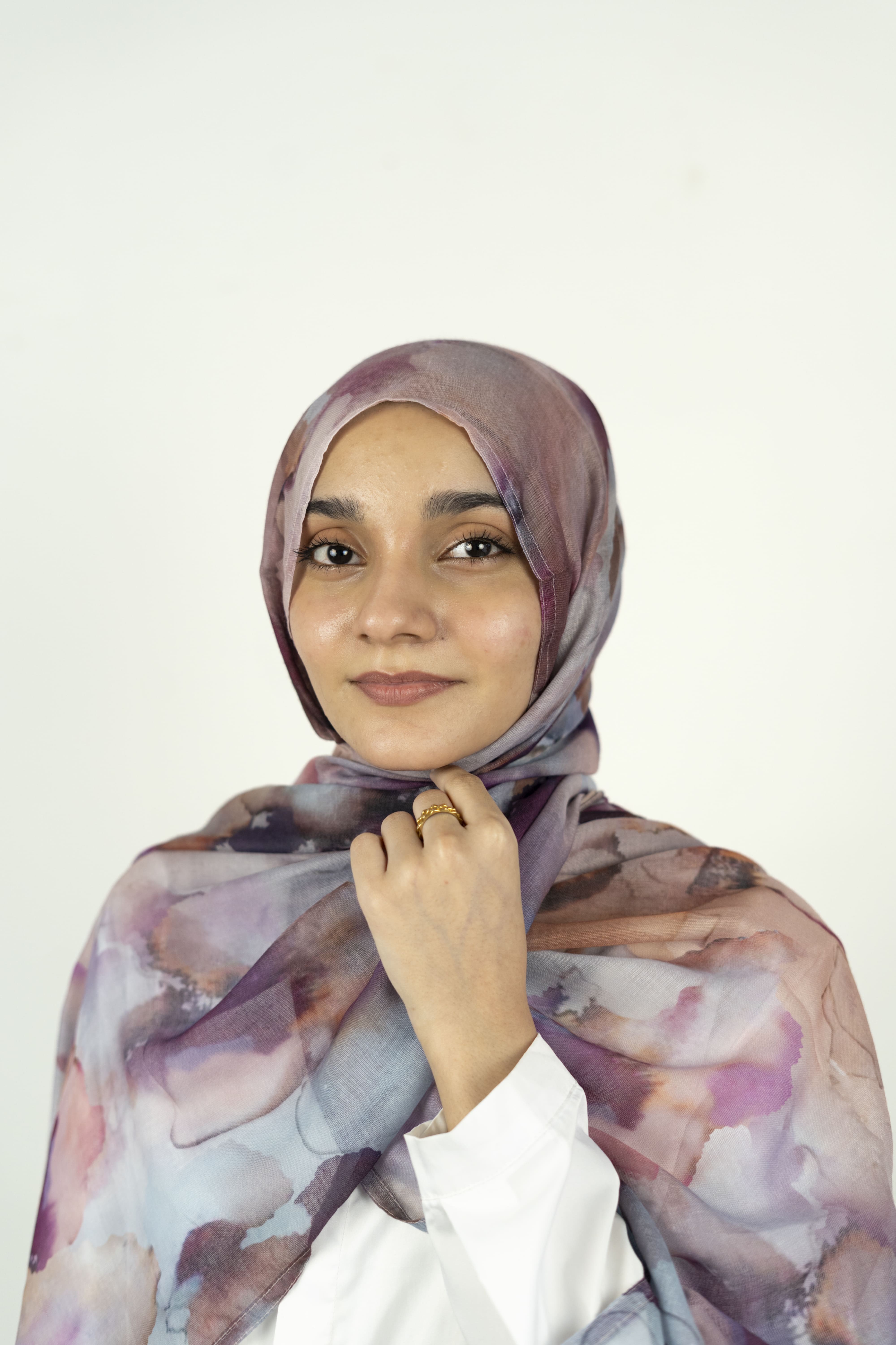 Aurora Swirl - Printed Modal Hijab