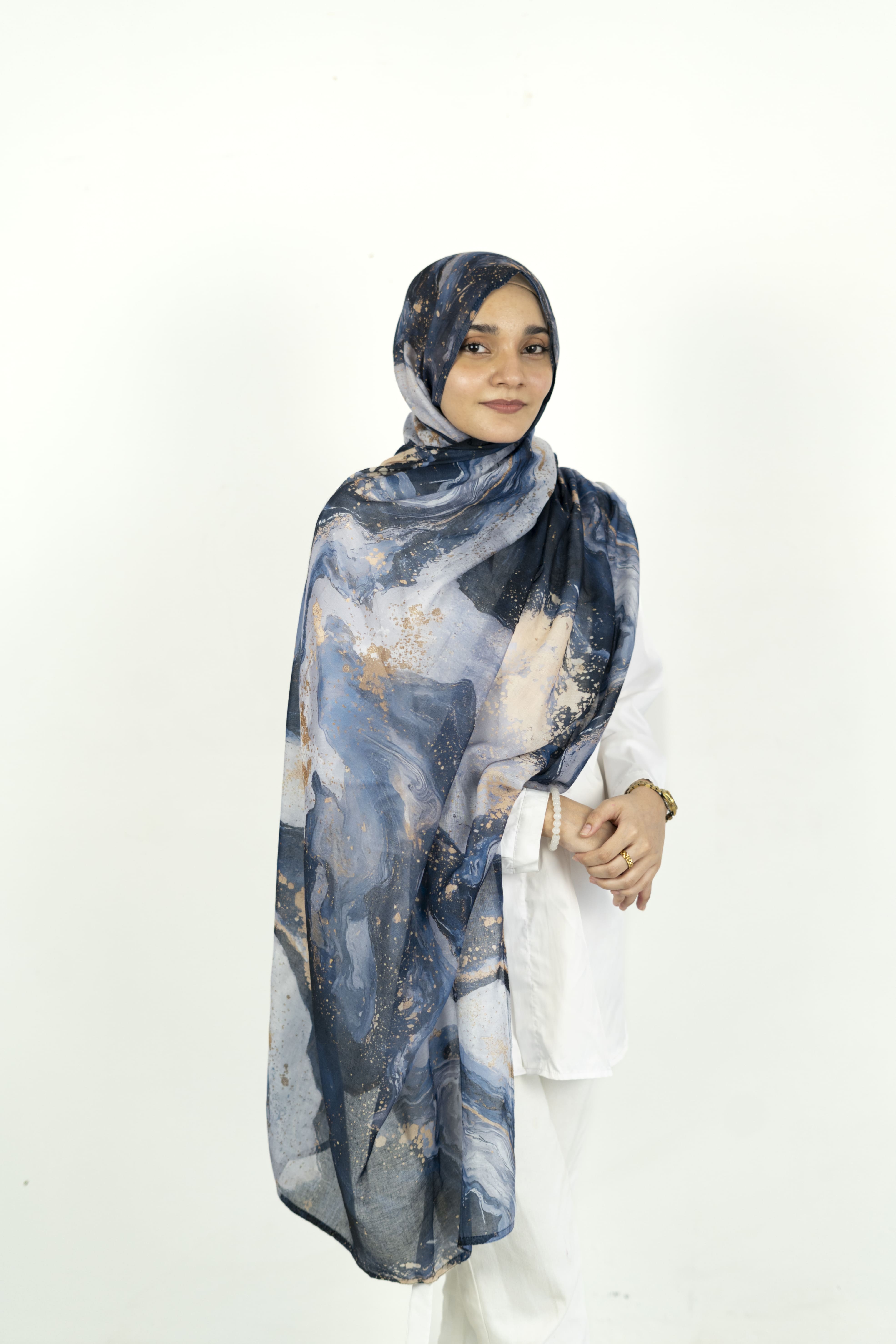 Galaxy Dream - Printed Modal Hijab