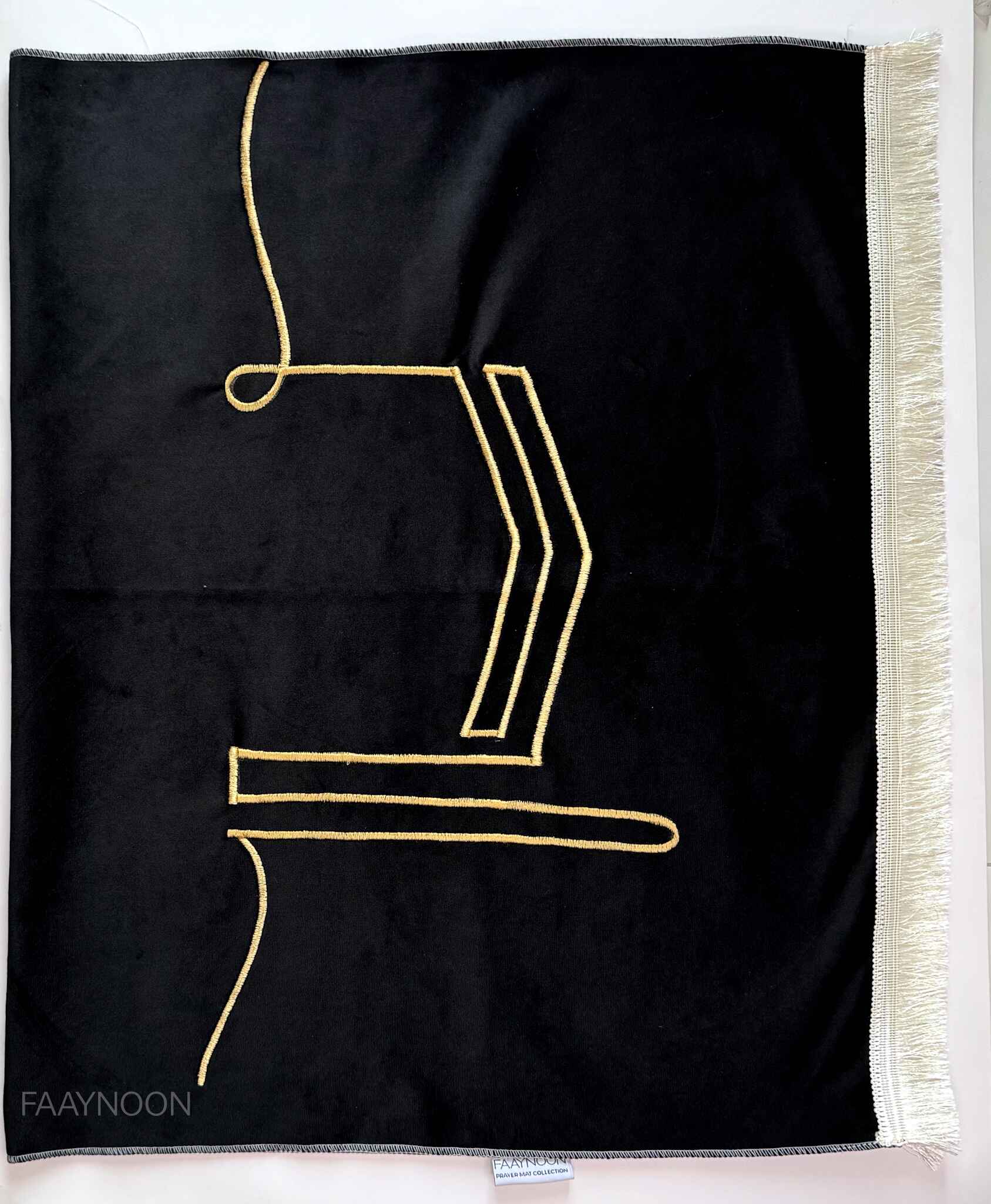 Prayer Matt - Embroidered Kaaba