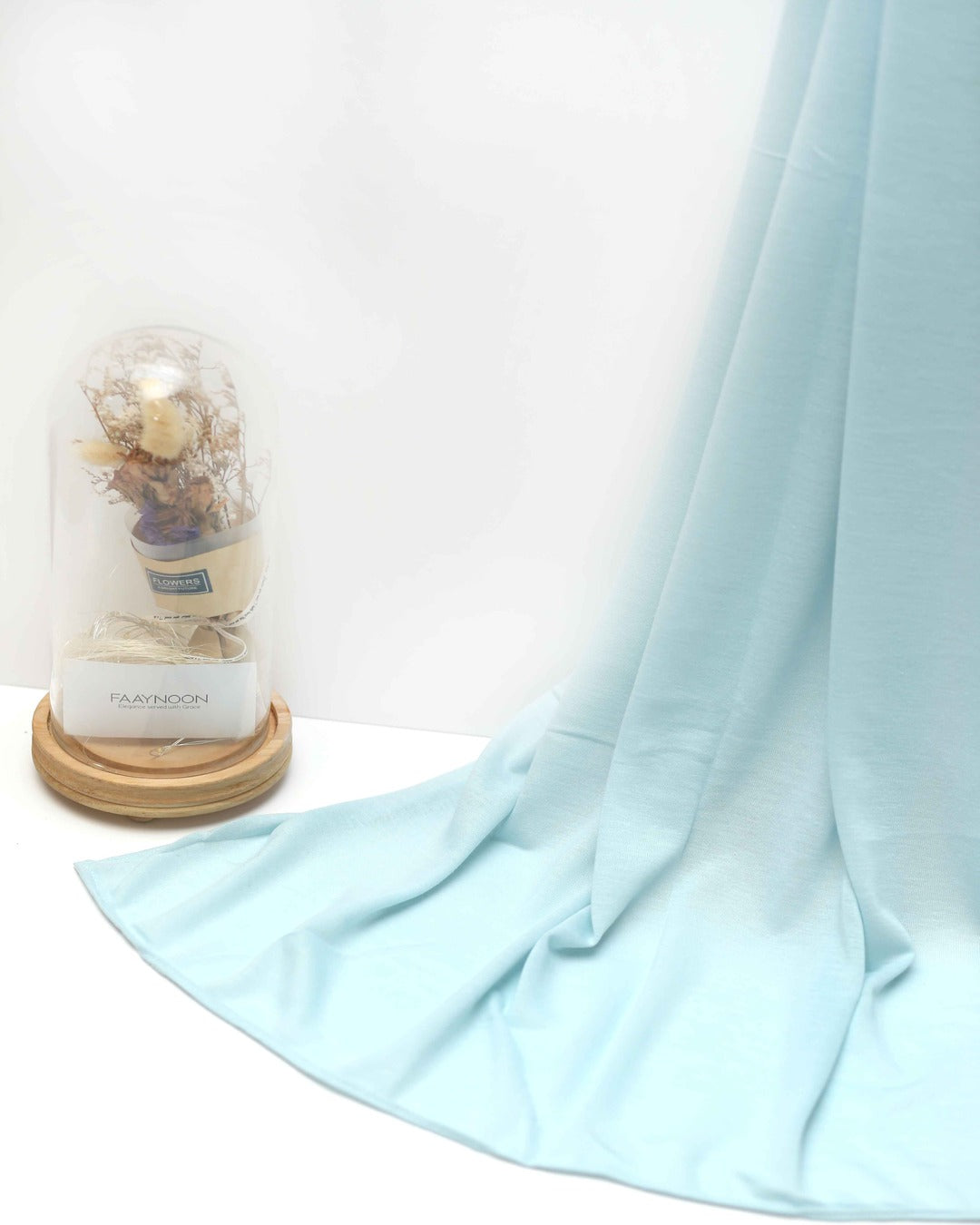 Jersey Hijab - Aqua