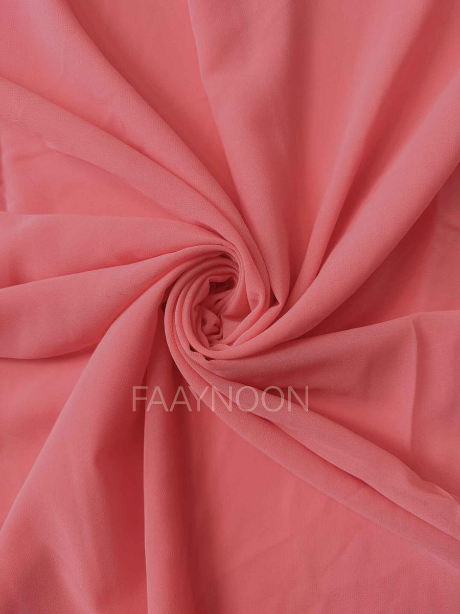 Luxury Chiffon Georgette - Rouge – Faaynoon