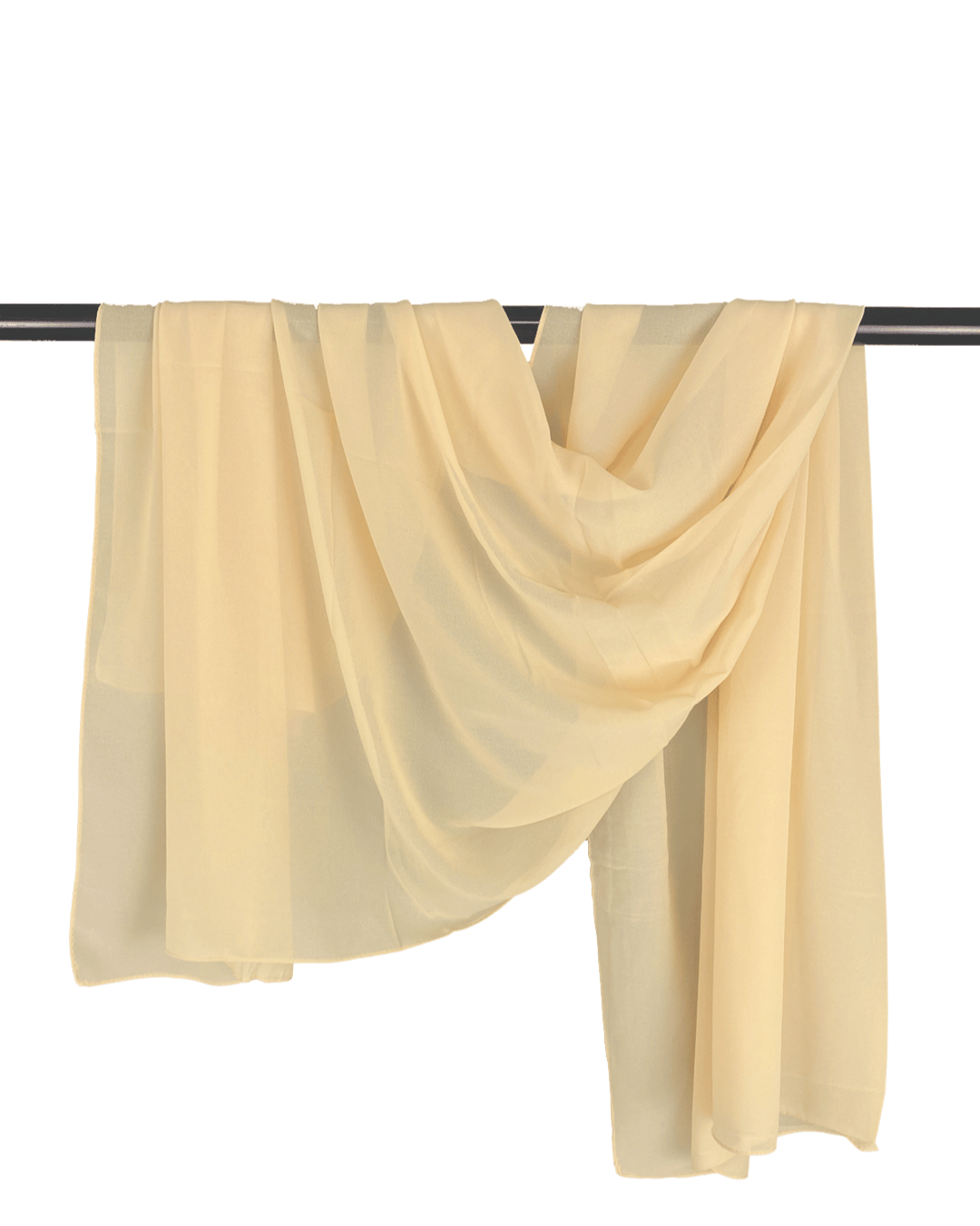 Luxury Chiffon Georgette-Butter yellow