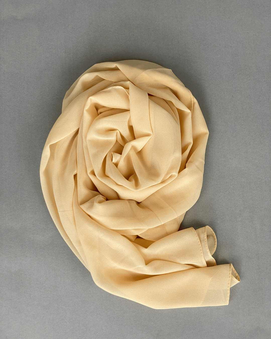 Luxury Chiffon Georgette-Butter yellow