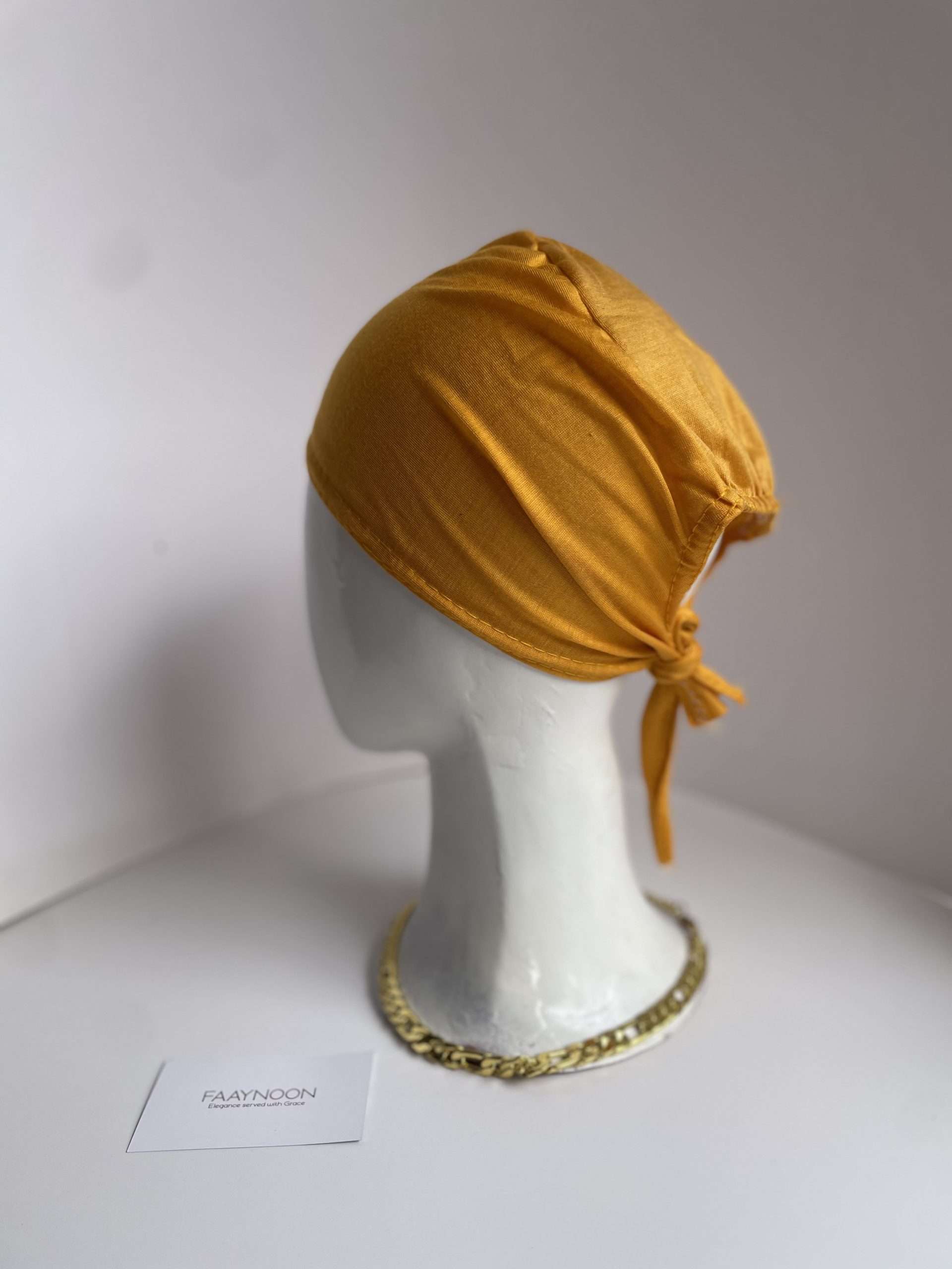 Mustard Hijab Cap