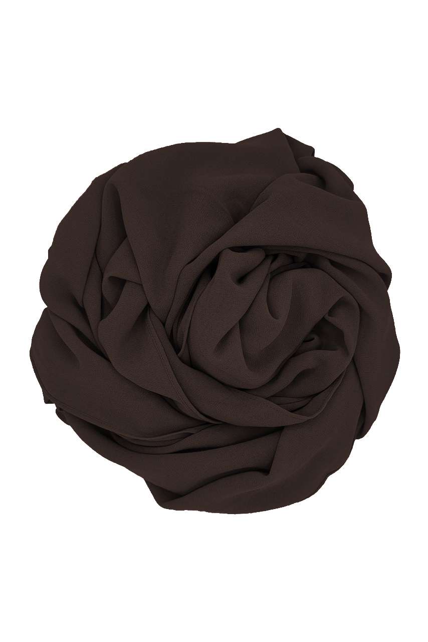 Luxury Chiffon Georgette Brown Black